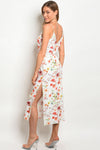 OFF WHITE FLORAL DRESS