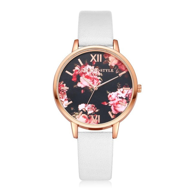 Casual Fashion Leather Strap Watch