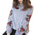 Casual Long Sleeve Floral Embroidery Shirt