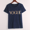 VOGUE Printed T-Shirt Women Top