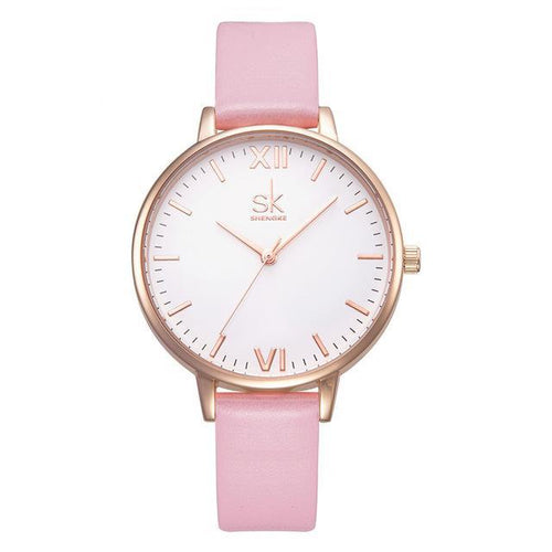 Thin Casual Strap Marble Watch
