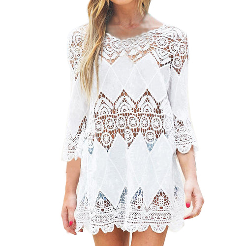 Swimsuit Lace Hollow Crochet Cover Up